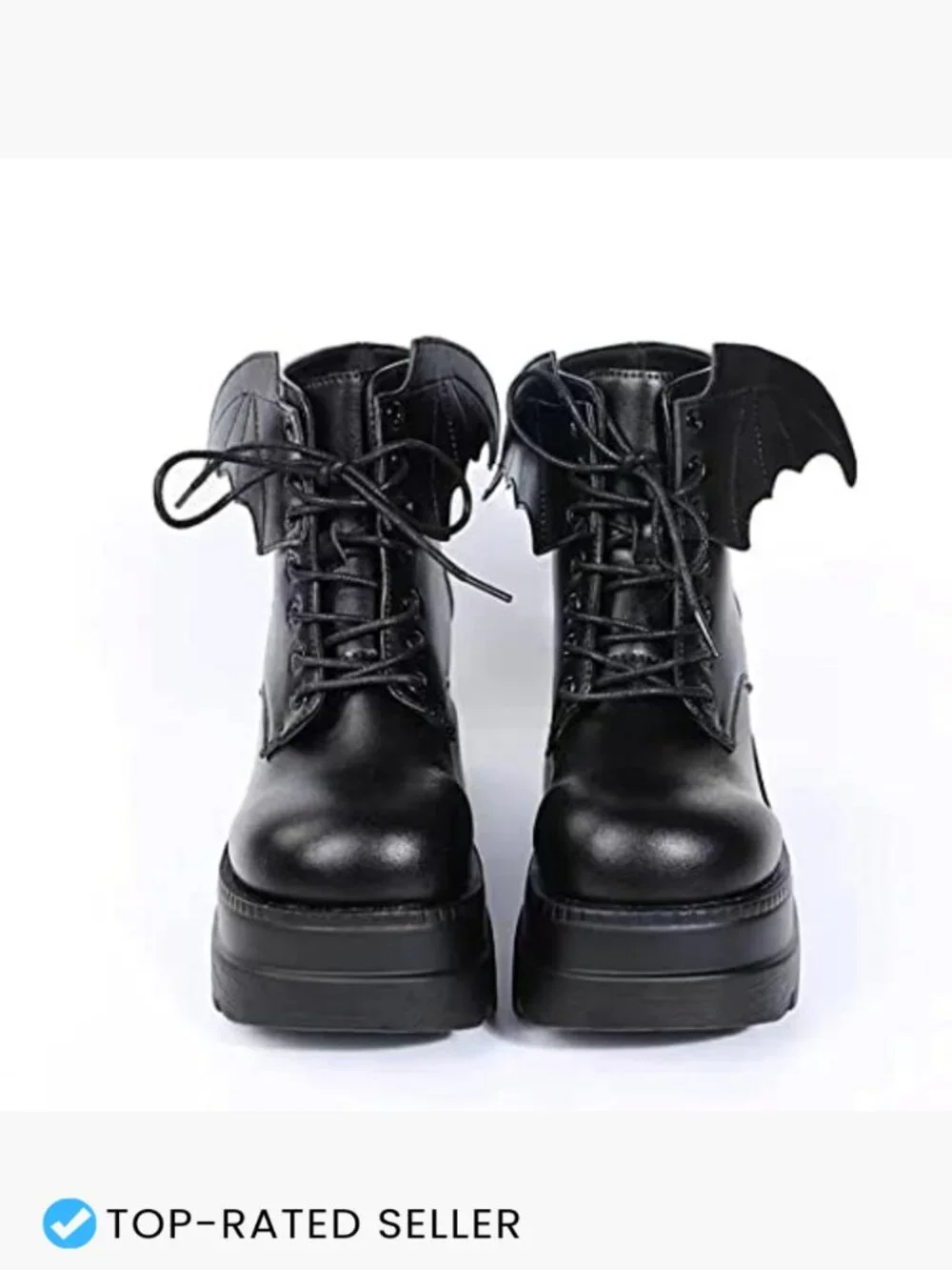Chunky Platform Mary Jane Pumps Gothic Double Ankle Strap Round Toe Heels